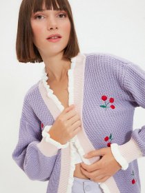 Кардиган Trendyol модель TWOAW21HI0628/Lila Фото