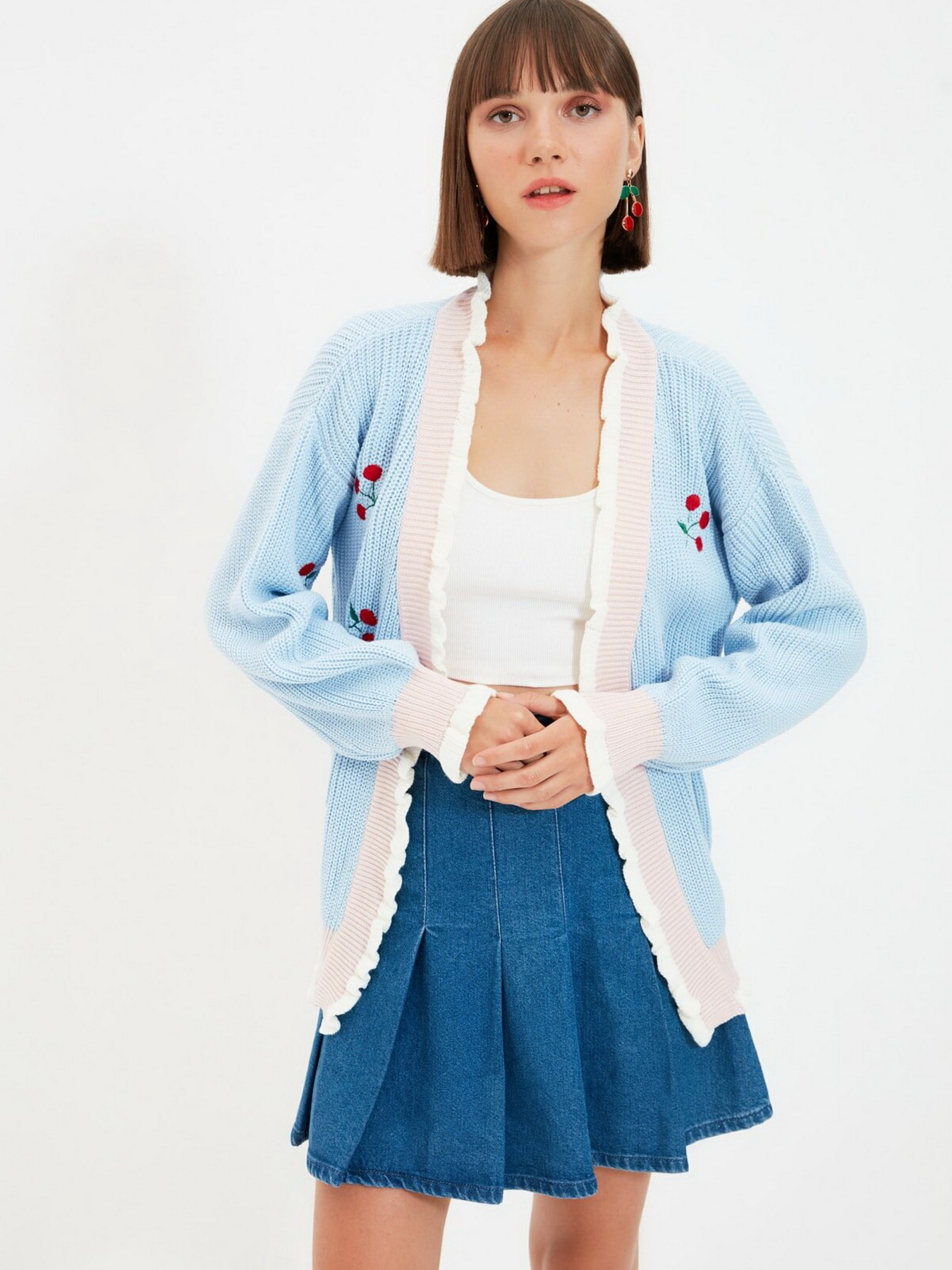 Кардиган Trendyol модель TWOAW21HI0628/Mavi Фото