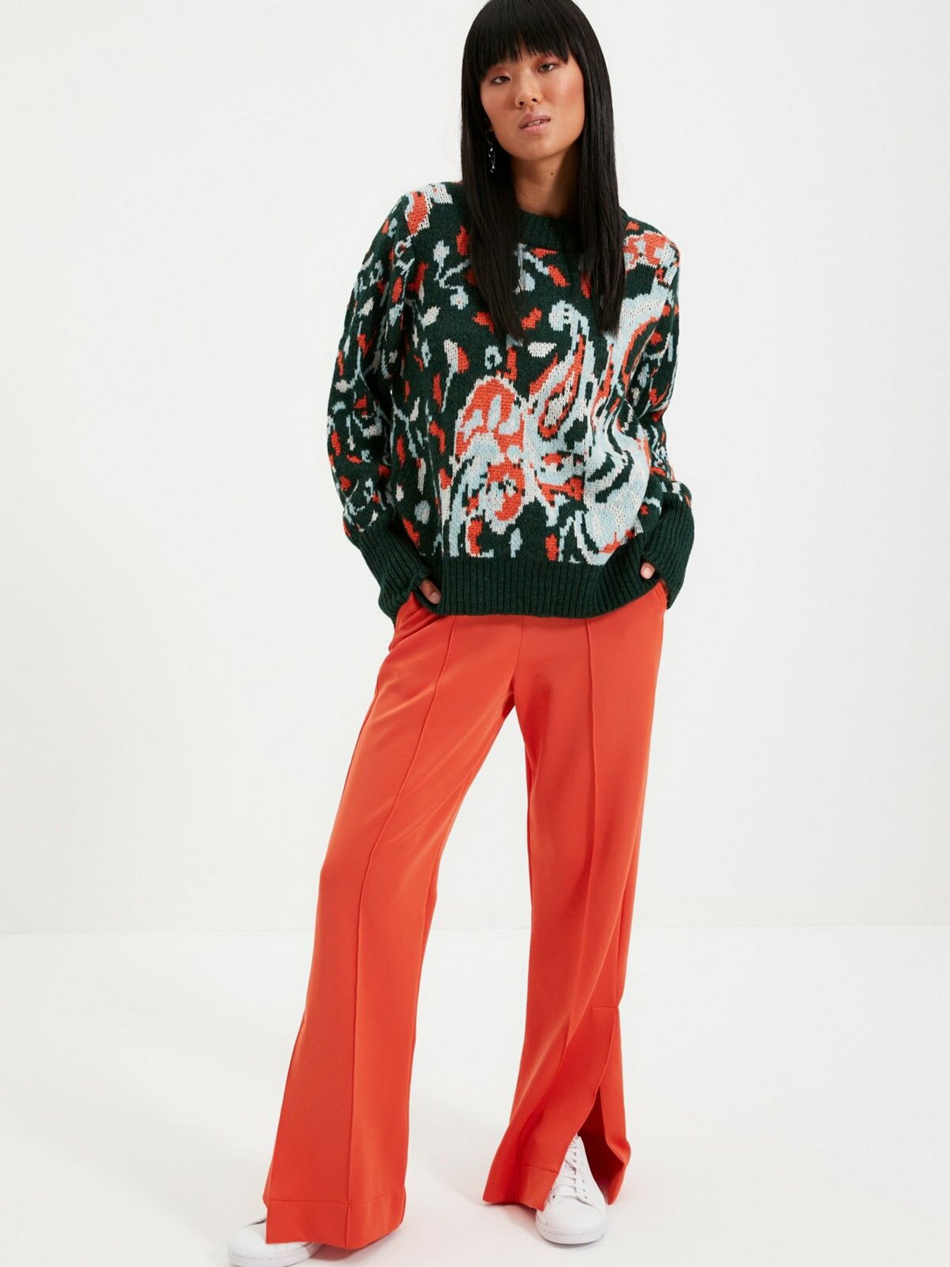 Джемпер Trendyol модель TWOAW21KZ0016/Haki Фото