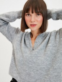 Джемпер Trendyol модель TWOAW21KZ0410/Gri Фото