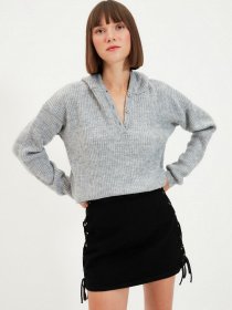 Джемпер Trendyol модель TWOAW21KZ0410/Gri Фото