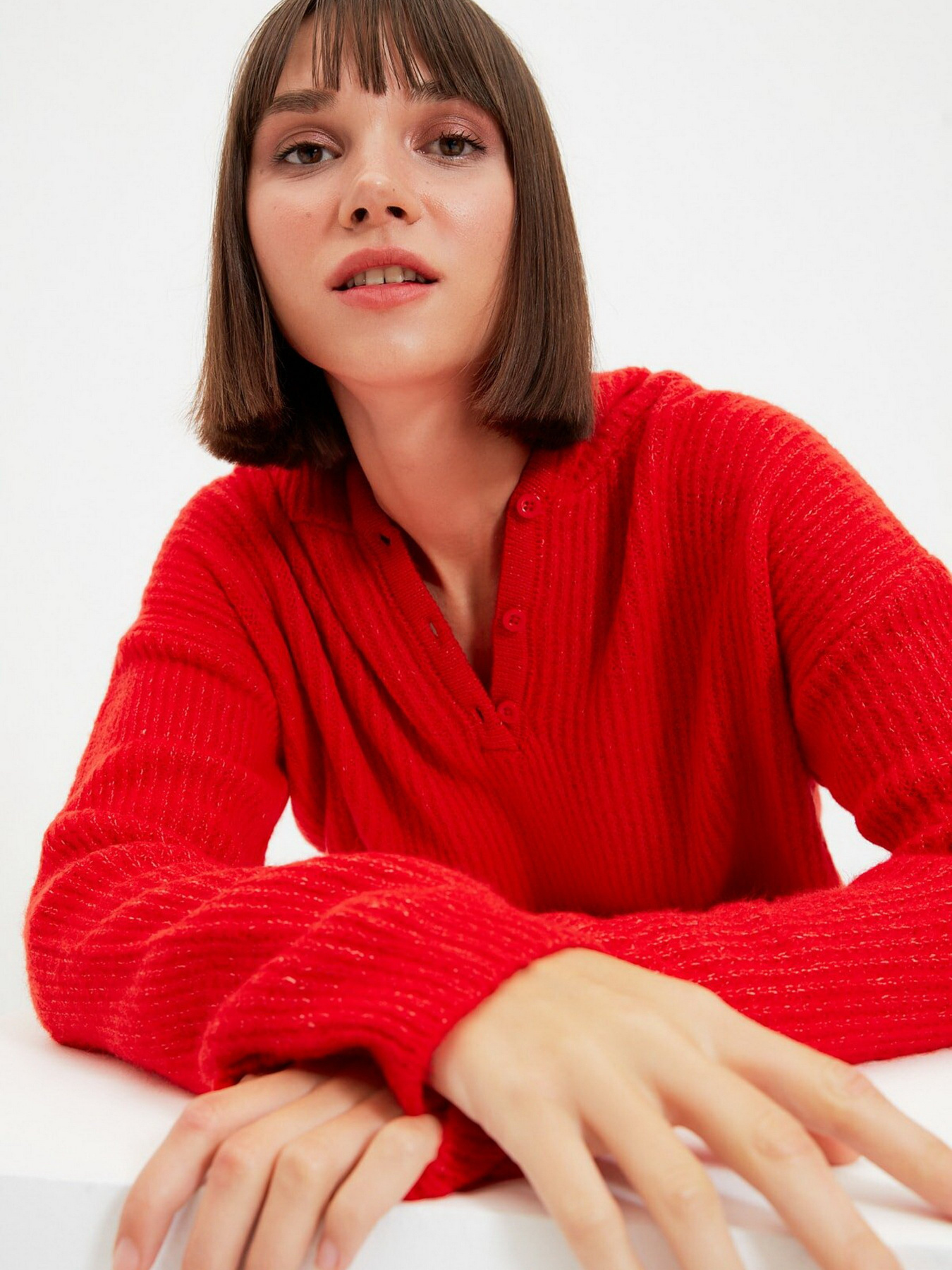 Джемпер Trendyol модель TWOAW21KZ0410/Kirmizi Фото