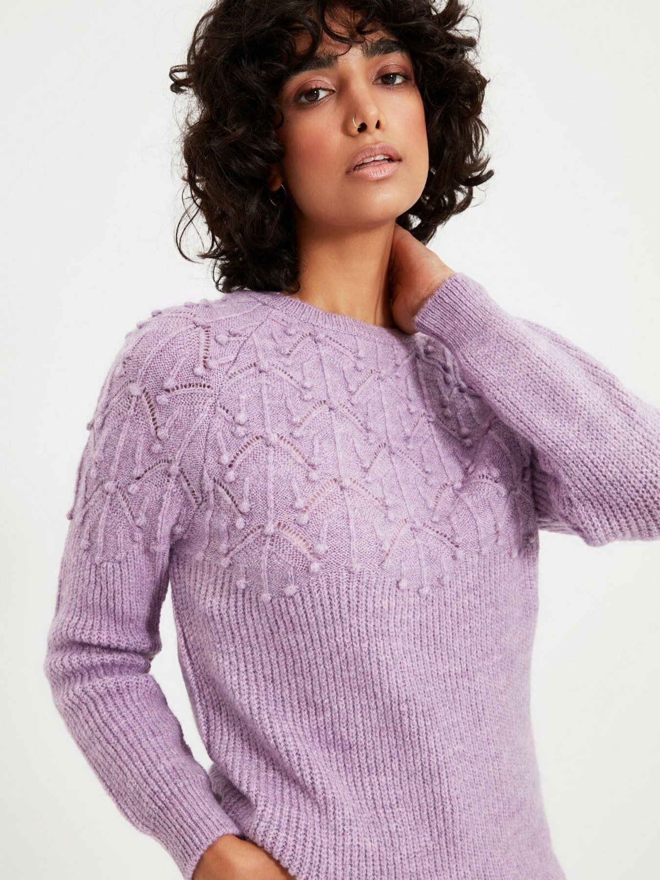 Джемпер Trendyol модель TWOAW21KZ0477/Lila Фото