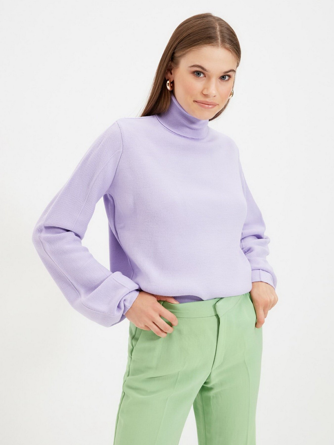 Джемпер Trendyol модель TWOAW21KZ0485/Lila Фото