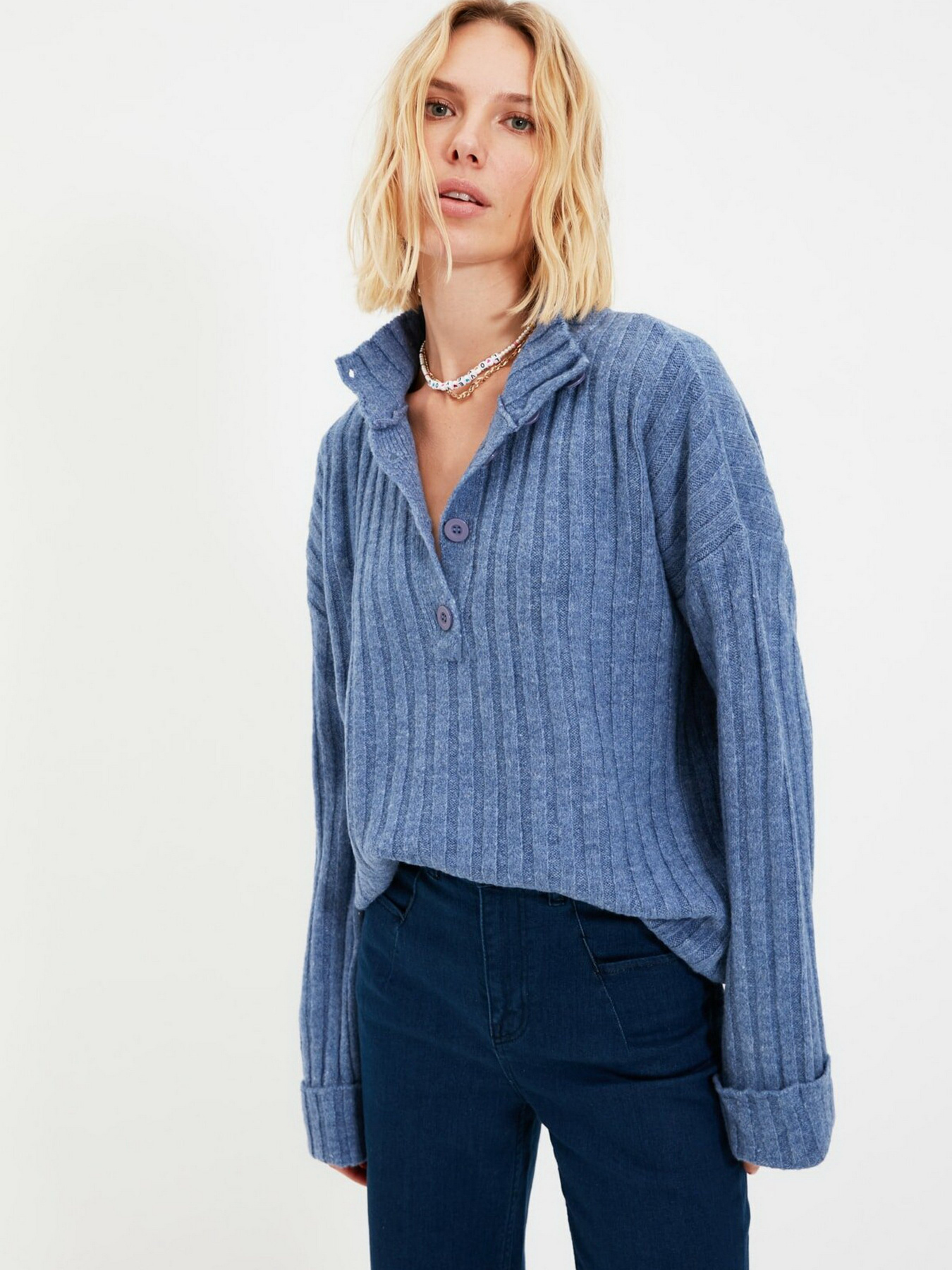 Джемпер Trendyol модель TWOAW21KZ0783/Mavi Фото