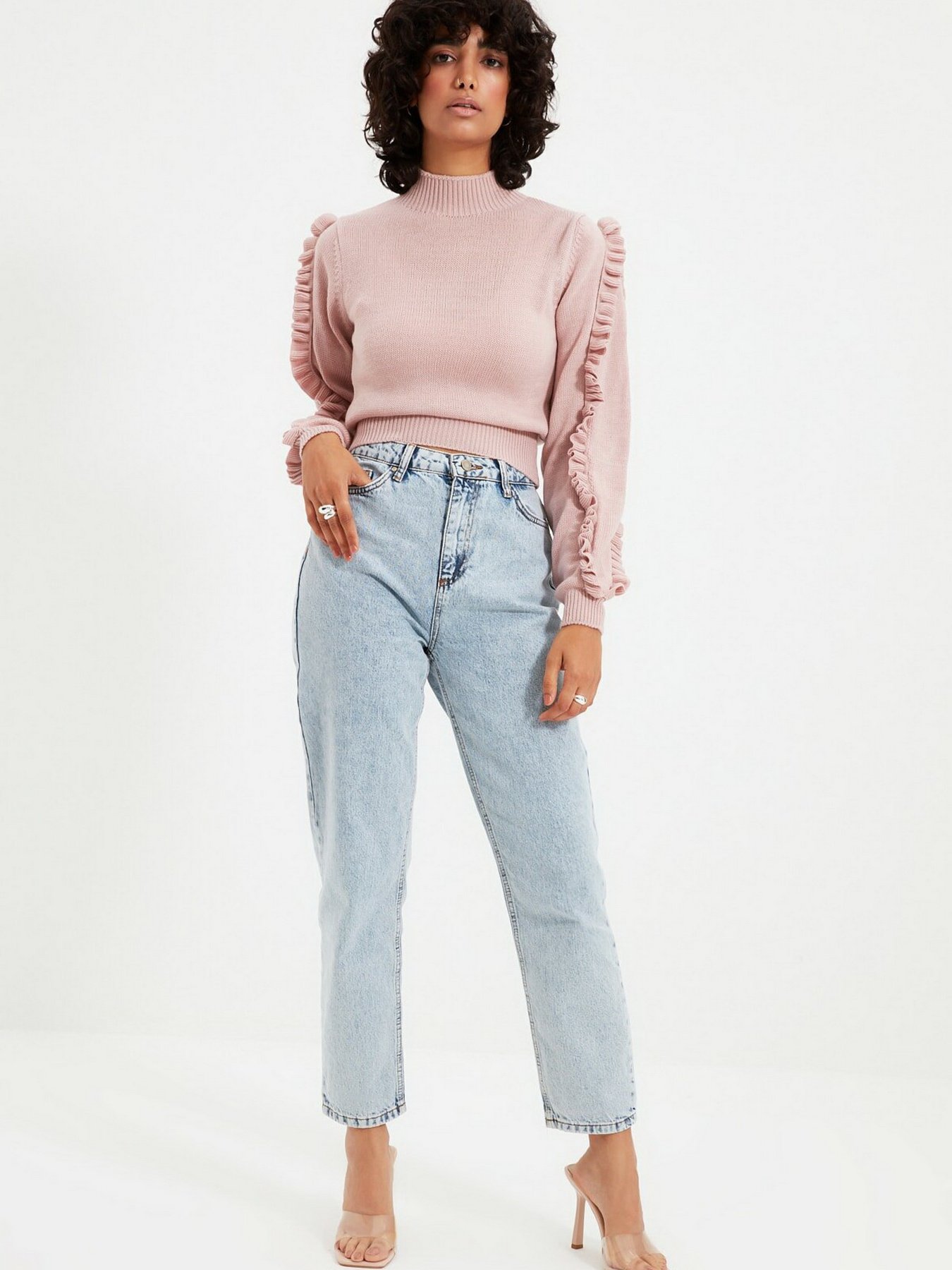 Джемпер Trendyol модель TWOAW21KZ1037/Pudra Фото