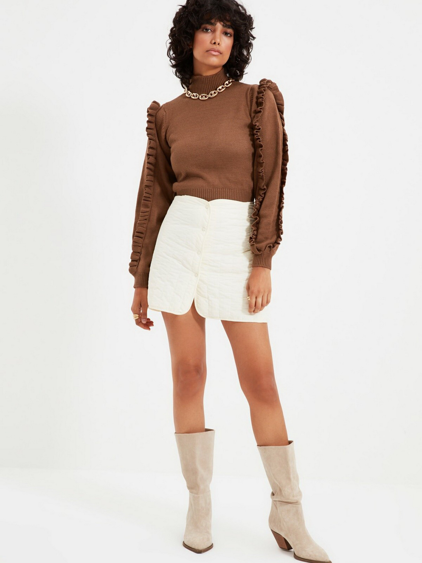 Джемпер Trendyol модель TWOAW21KZ1037/Vizon Фото