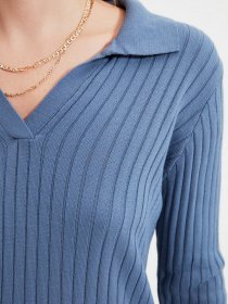 Джемпер Trendyol модель TWOAW21KZ1113/Indigo Фото