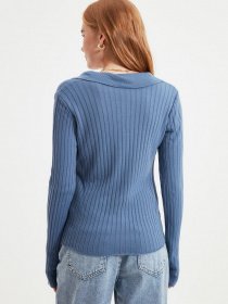 Джемпер Trendyol модель TWOAW21KZ1113/Indigo Джемпер Trendyol модель TWOAW21KZ1113/Indigo Фото