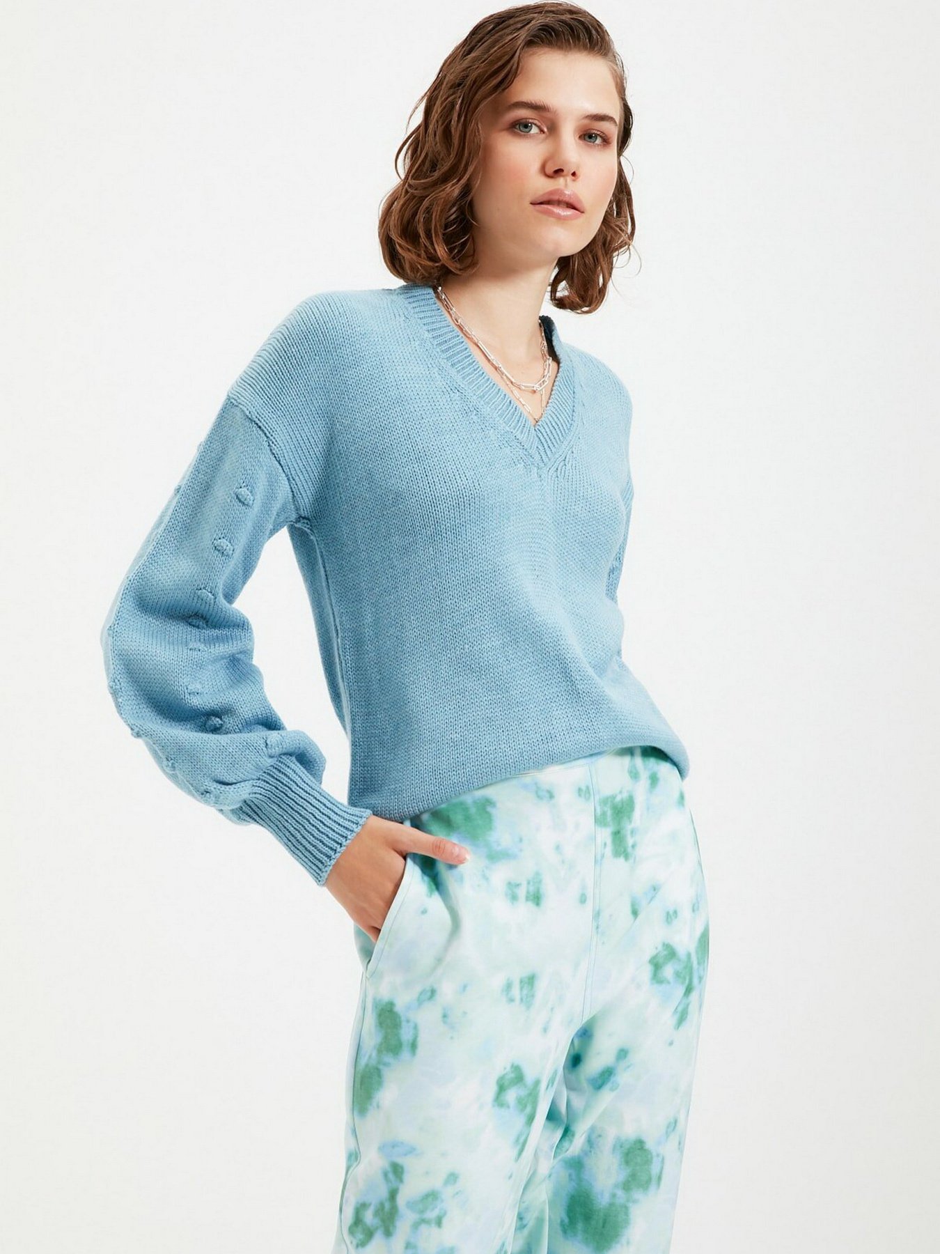 Джемпер Trendyol модель TWOAW21KZ1222/Acik Mavi Фото