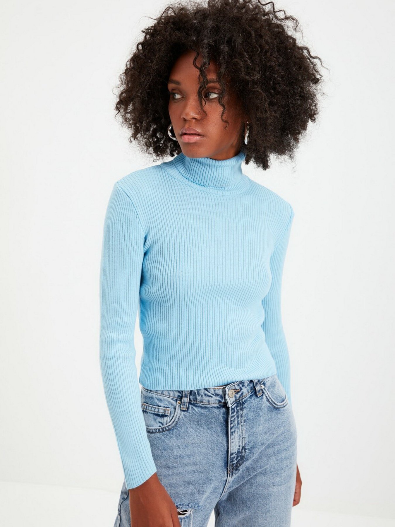 Джемпер Trendyol модель TWOAW21KZ1279/Acik Mavi Фото