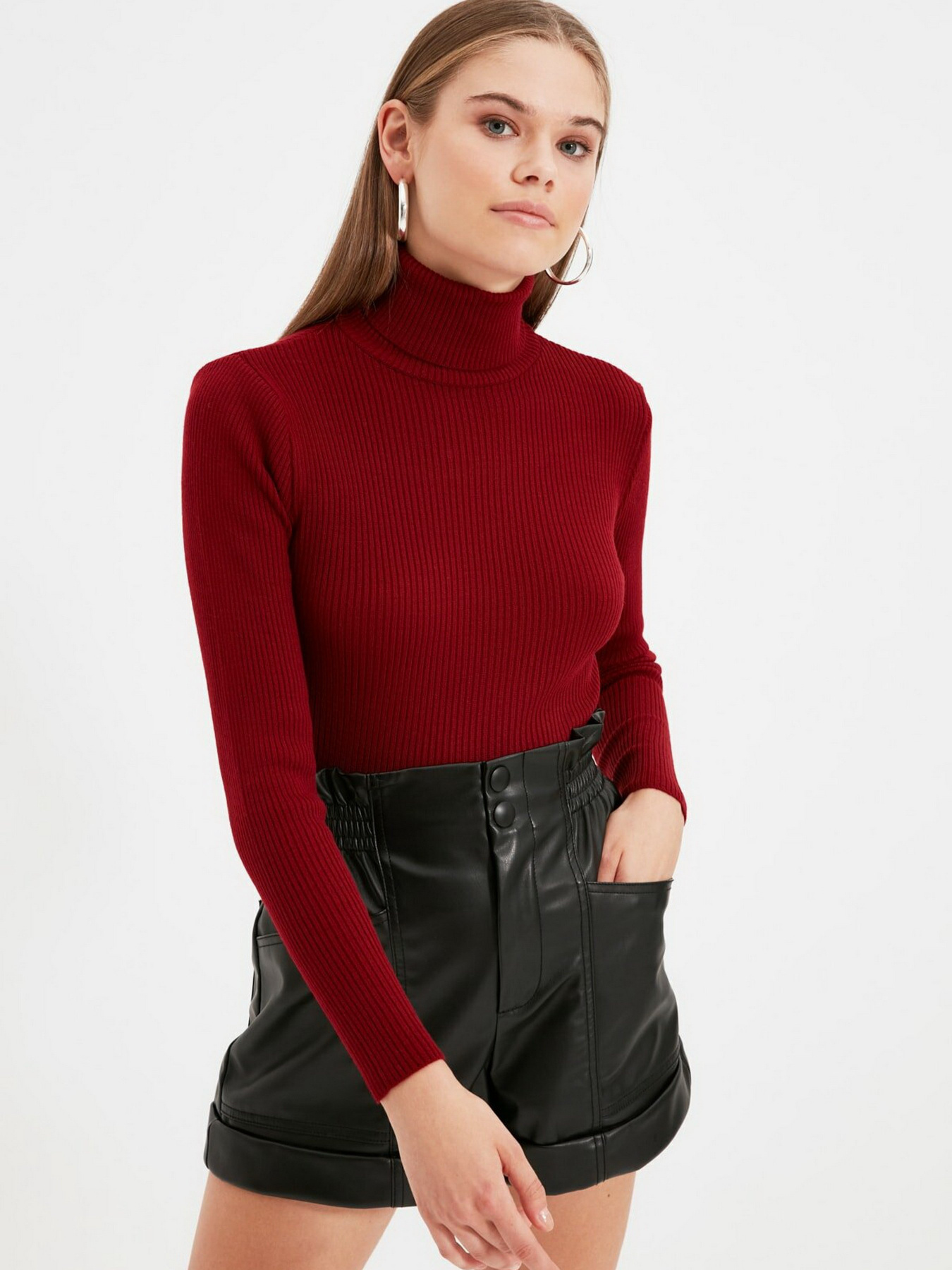 Гольф Trendyol модель TWOAW21KZ1279/Bordo Фото