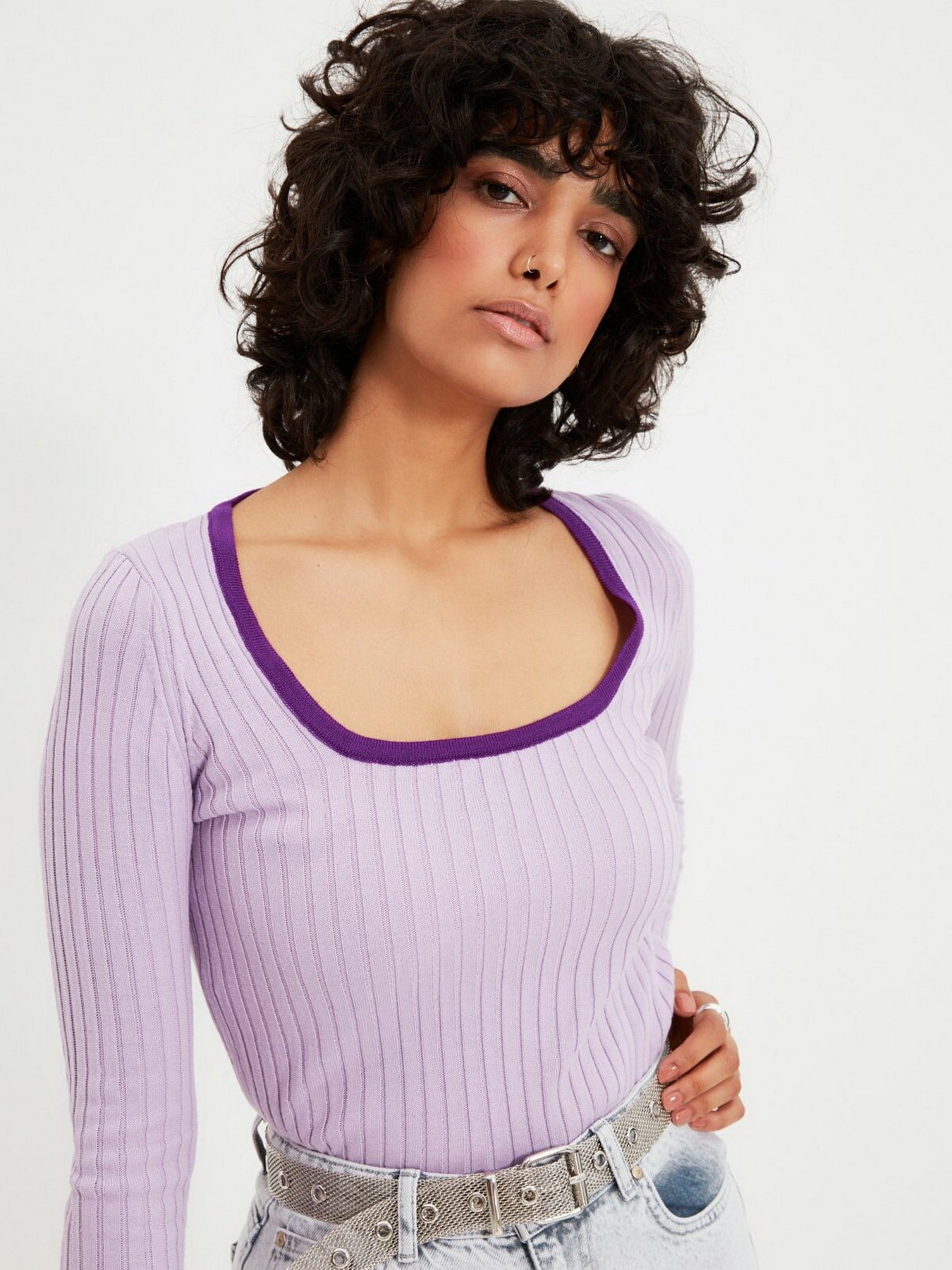 Джемпер Trendyol модель TWOAW21KZ1971/Lila Фото