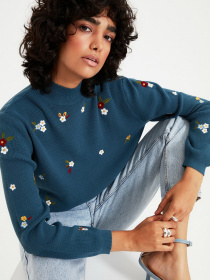 Джемпер Trendyol модель TWOAW21KZ2106/Indigo Фото