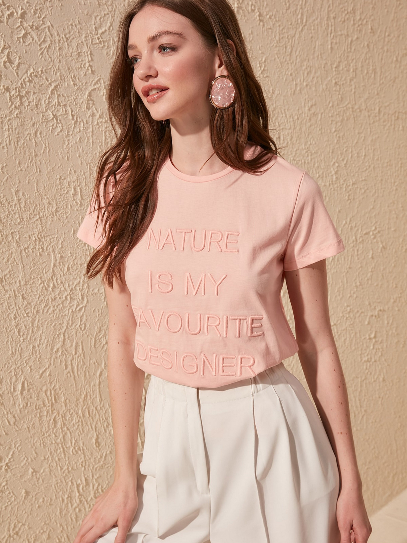 Футболки и поло Trendyol модель TWOSS19VG0149/Pembe Фото