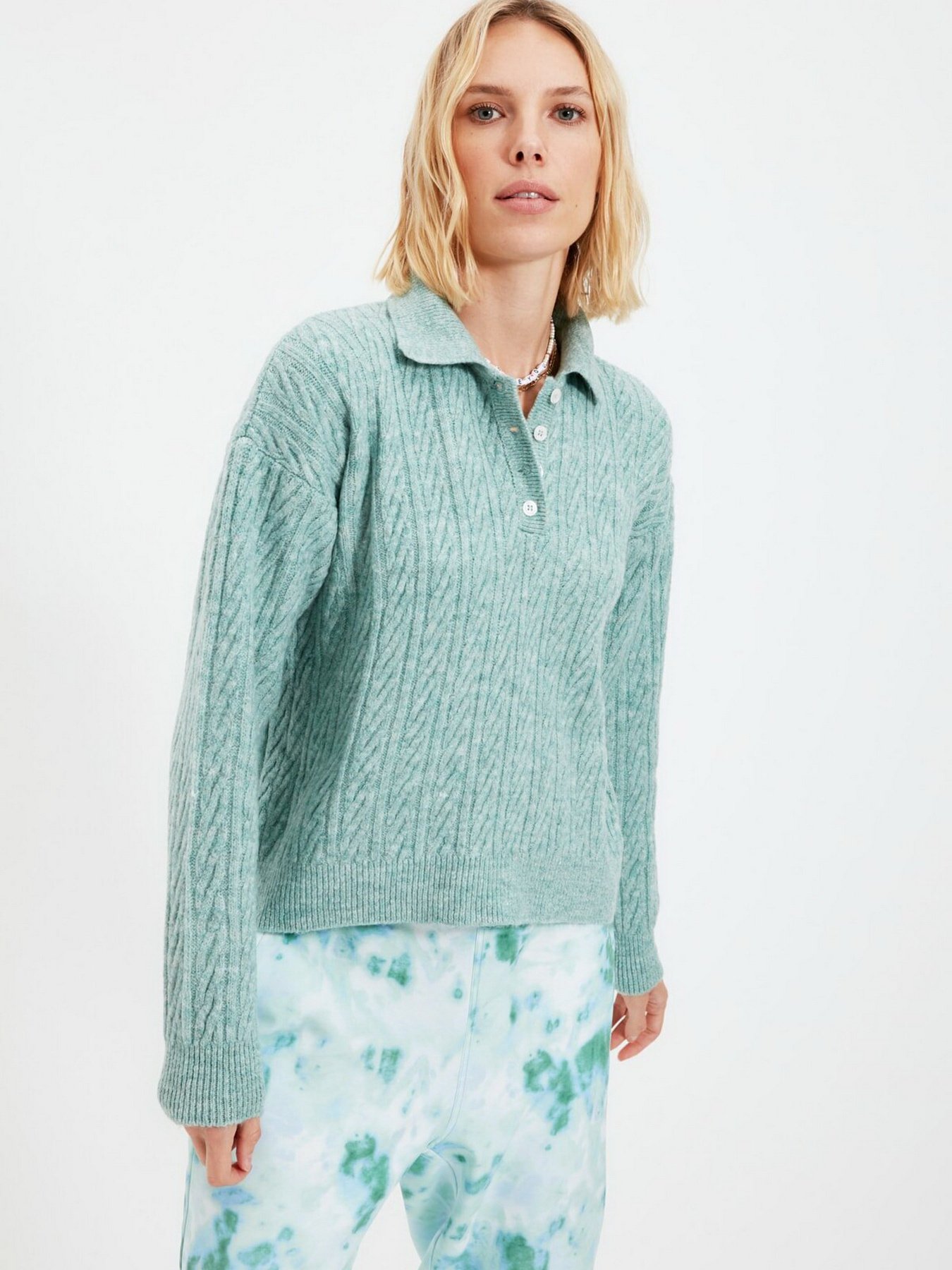 Джемпер Trendyol модель TWOAW21KZ2635/Mint Фото