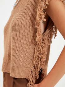 Жилет Trendyol модель TWOAW22BZ0014/Camel Жилет Trendyol модель TWOAW22BZ0014/Camel Фото