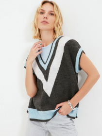 Жилет Trendyol модель TWOAW22BZ0018/Antrasit Фото