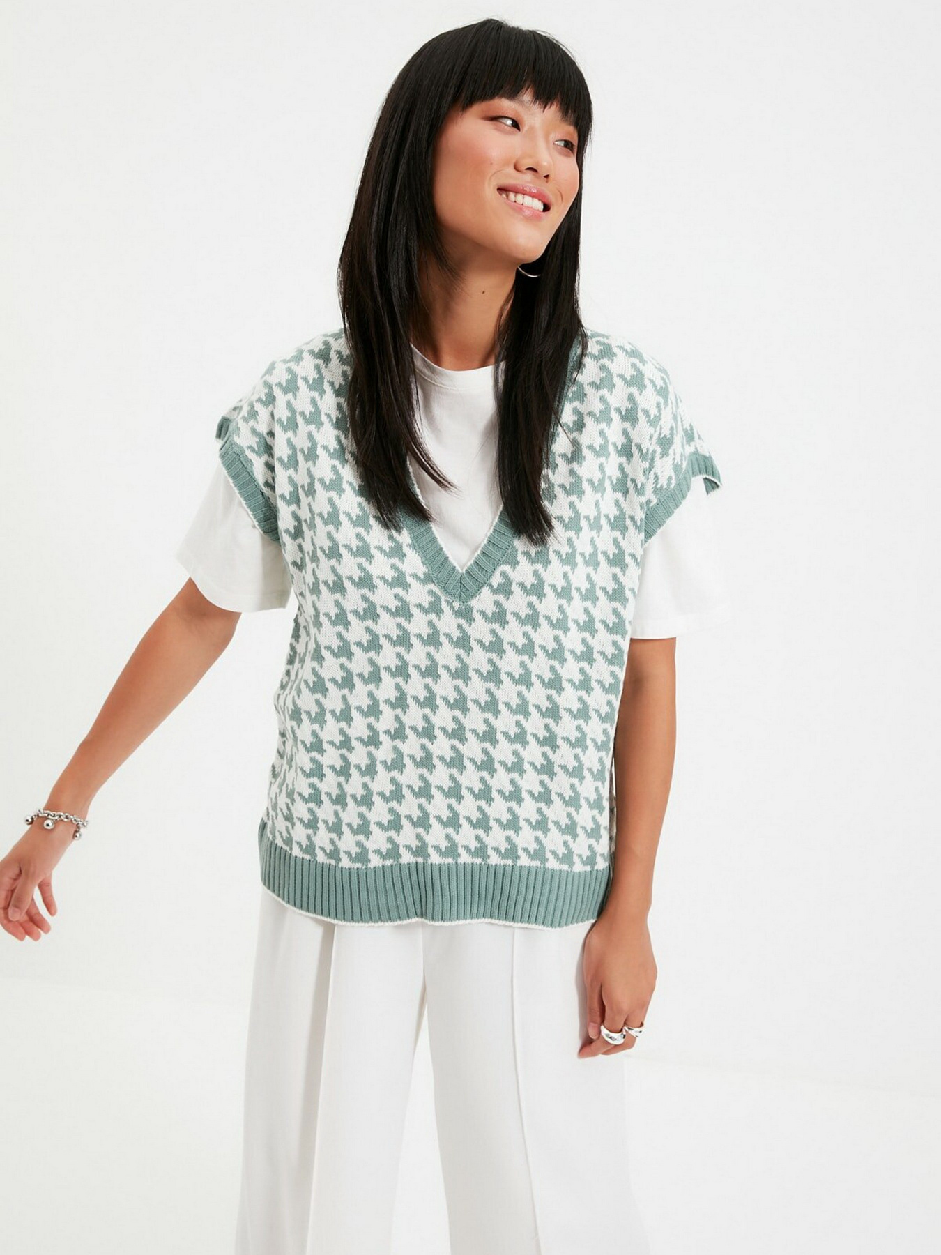 Жилет Trendyol модель TWOAW22BZ0046/Mint Фото