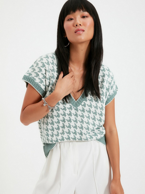 Жилет Trendyol модель TWOAW22BZ0046/Mint Фото