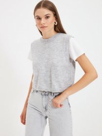 Майка Trendyol модель TWOAW22BZ0059/Gri Фото