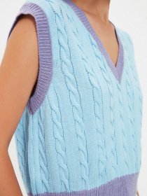 Жилет Trendyol модель TWOAW22BZ0060/Acik Mavi Фото