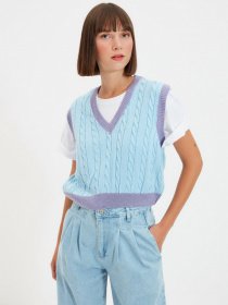 Жилет Trendyol модель TWOAW22BZ0060/Acik Mavi Фото