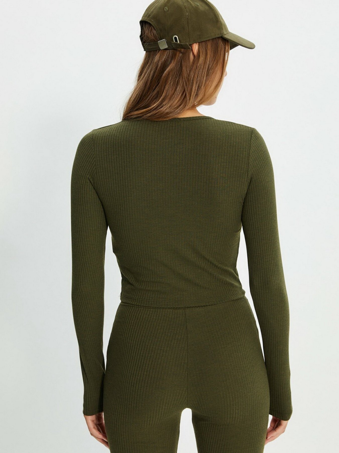 Топ Trendyol модель TWOAW22BZ0087/Haki Фото