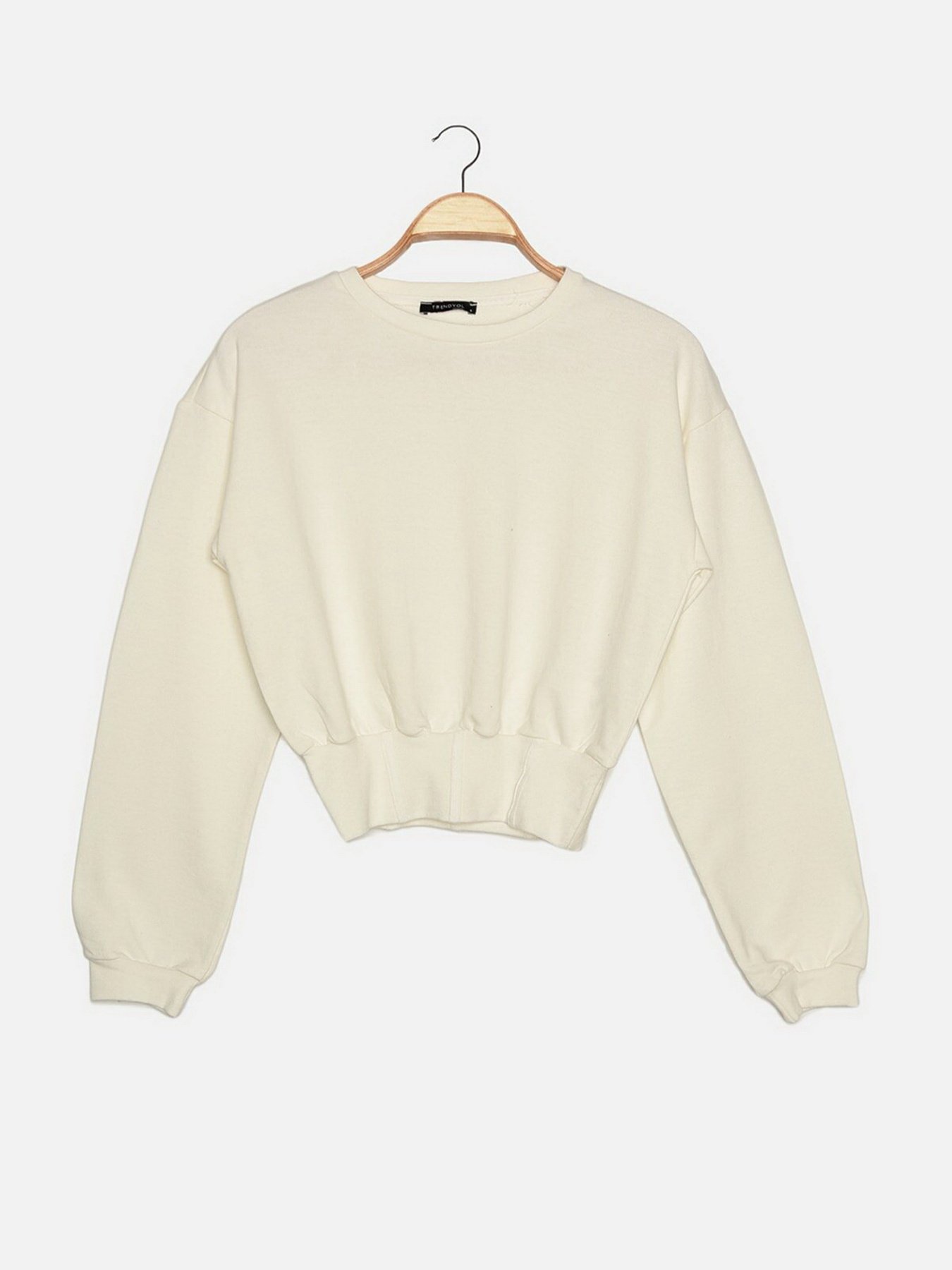 Свитшот Trendyol модель TWOAW22BZ0113/Ekru Фото