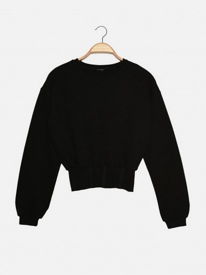 Світшот Trendyol модель TWOAW22BZ0113/Siyah — фото 4 - INTERTOP