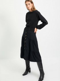 Свитшот Trendyol модель TWOAW22BZ0113/Siyah Свитшот Trendyol модель TWOAW22BZ0113/Siyah Фото