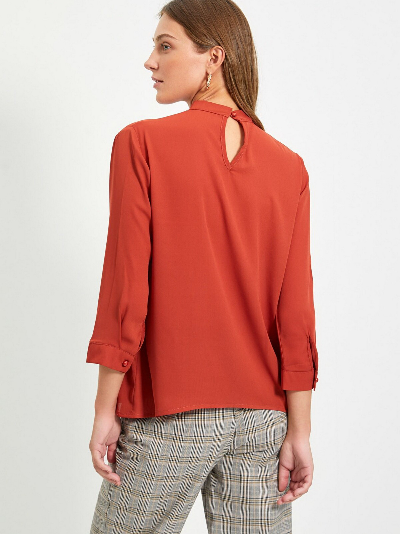 Блуза Trendyol модель TWOAW22BZ0168/Kiremit Фото