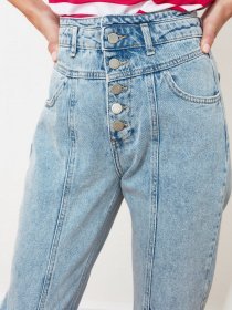 Джинси мом Trendyol Mom модель TWOAW20JE0028/Mavi Фото