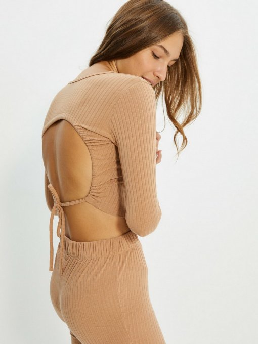 Топ Trendyol модель TWOAW22BZ0292/Camel Фото