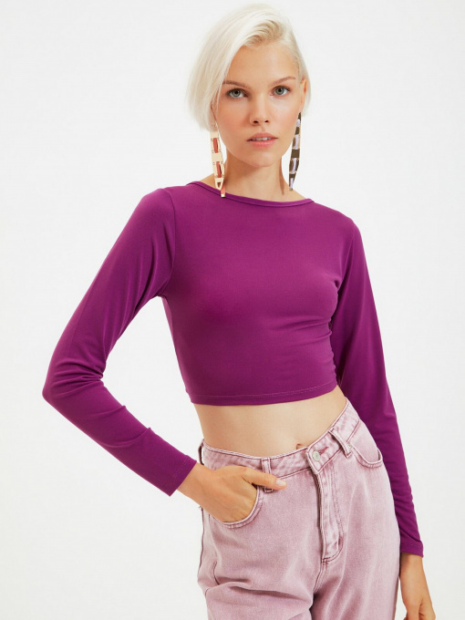 Топ Trendyol модель TWOAW22BZ0309/Mor Фото