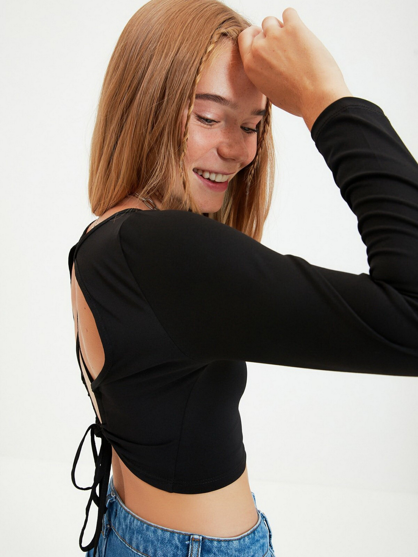 Топ Trendyol модель TWOAW22BZ0309/Siyah Фото