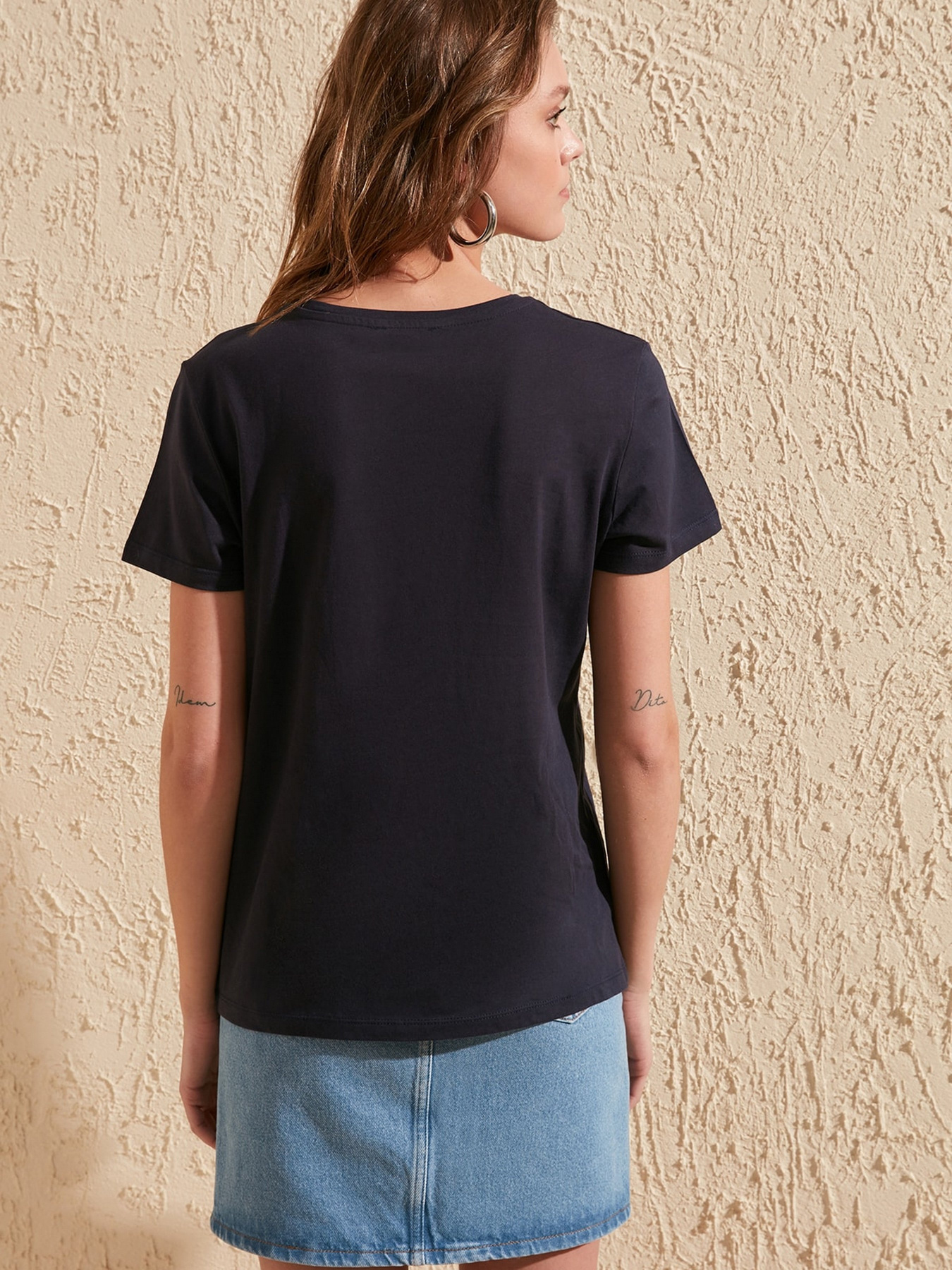 Футболки и поло Trendyol модель TWOSS20TS0230/Lacivert Фото