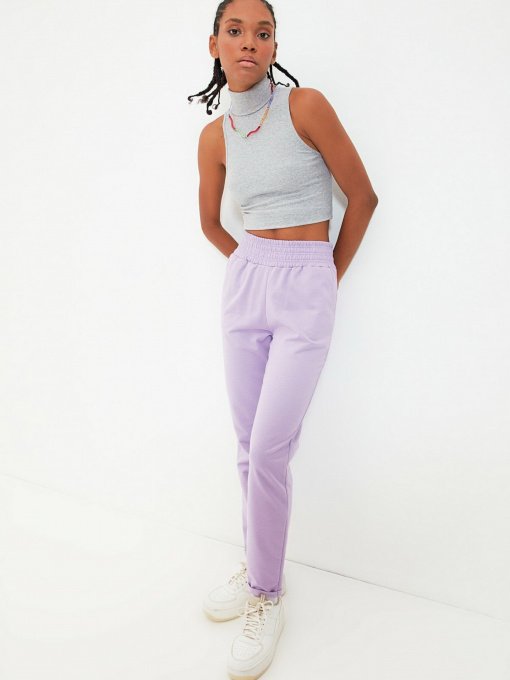 Спортивні штани Trendyol модель TWOAW22EA0082/Lila Фото