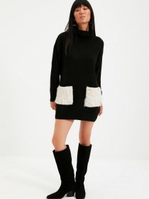 Туника Trendyol модель TWOAW22EL0014/Siyah Фото