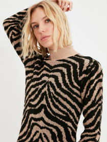 Платье миди Trendyol модель TWOAW22EL0018/Camel Фото