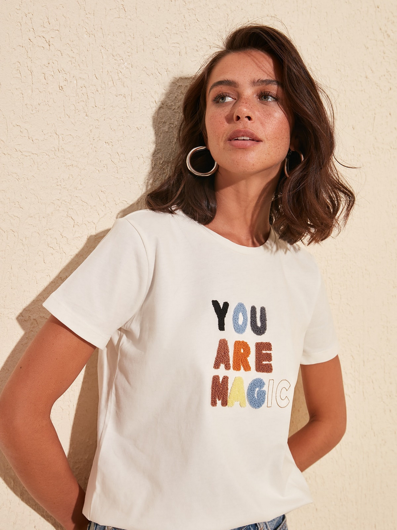 Футболки і поло Trendyol модель TWOSS20TS0498/Krem Фото