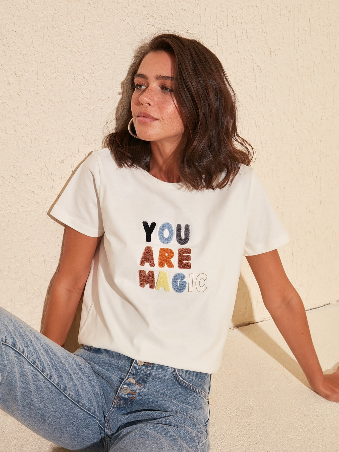 Футболки і поло Trendyol модель TWOSS20TS0498/Krem Фото