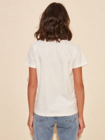 Футболки и поло Trendyol модель TWOSS20TS0498/Krem Футболки и поло Trendyol модель TWOSS20TS0498/Krem Фото