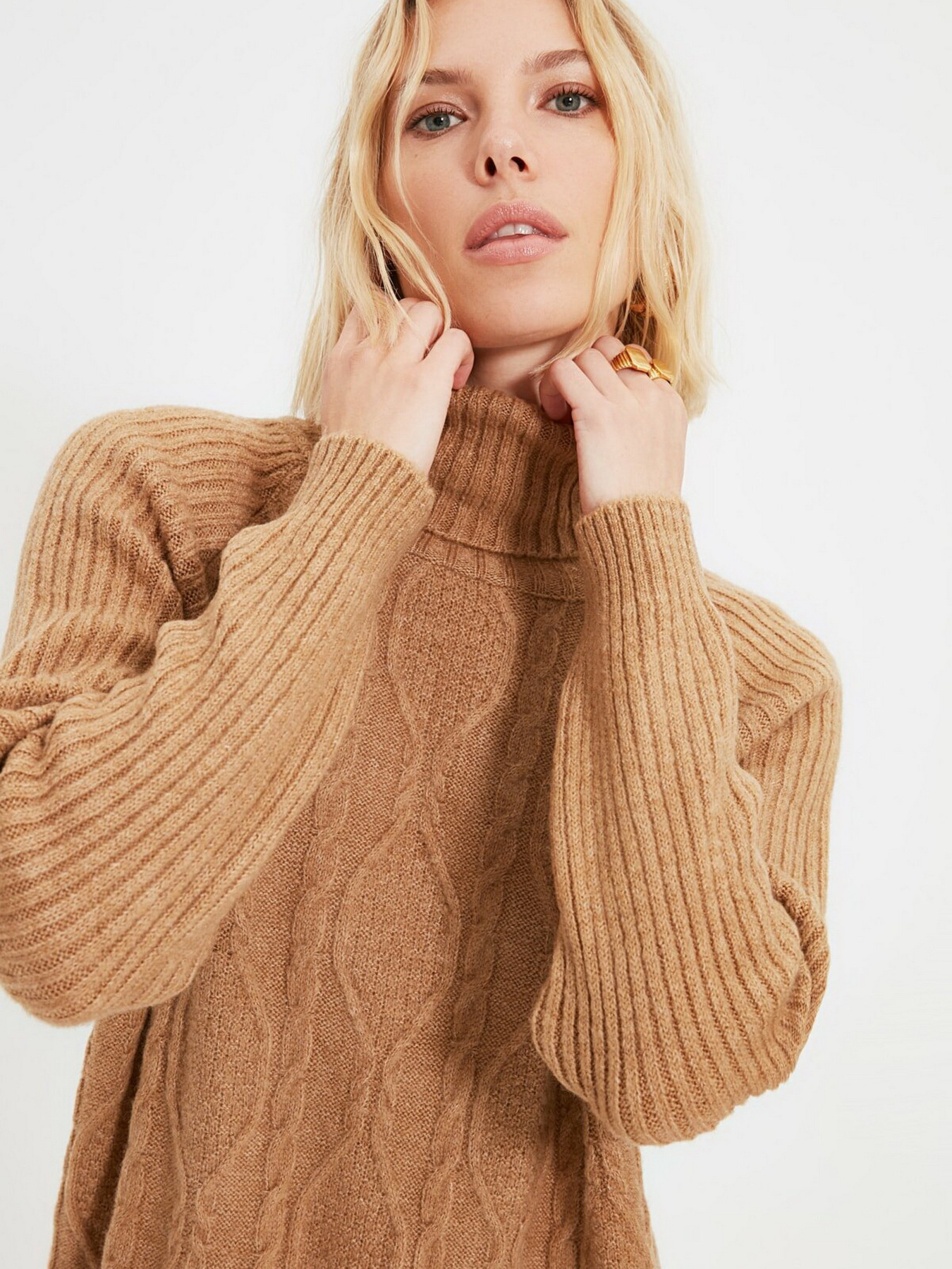 Платье мини Trendyol модель TWOAW22EL0029/Camel Платье мини Trendyol модель TWOAW22EL0029/Camel Фото