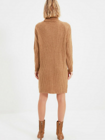 Платье мини Trendyol модель TWOAW22EL0029/Camel Платье мини Trendyol модель TWOAW22EL0029/Camel Фото