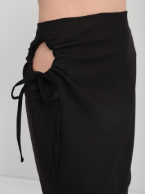 Юбка мини Trendyol модель TWOAW22ET0123/Siyah Фото