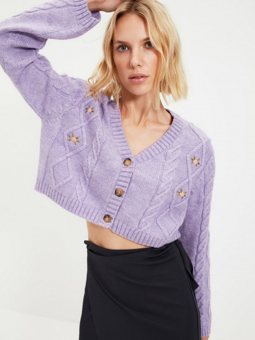 Кардиган Trendyol модель TWOAW22HI0004/Lila Фото