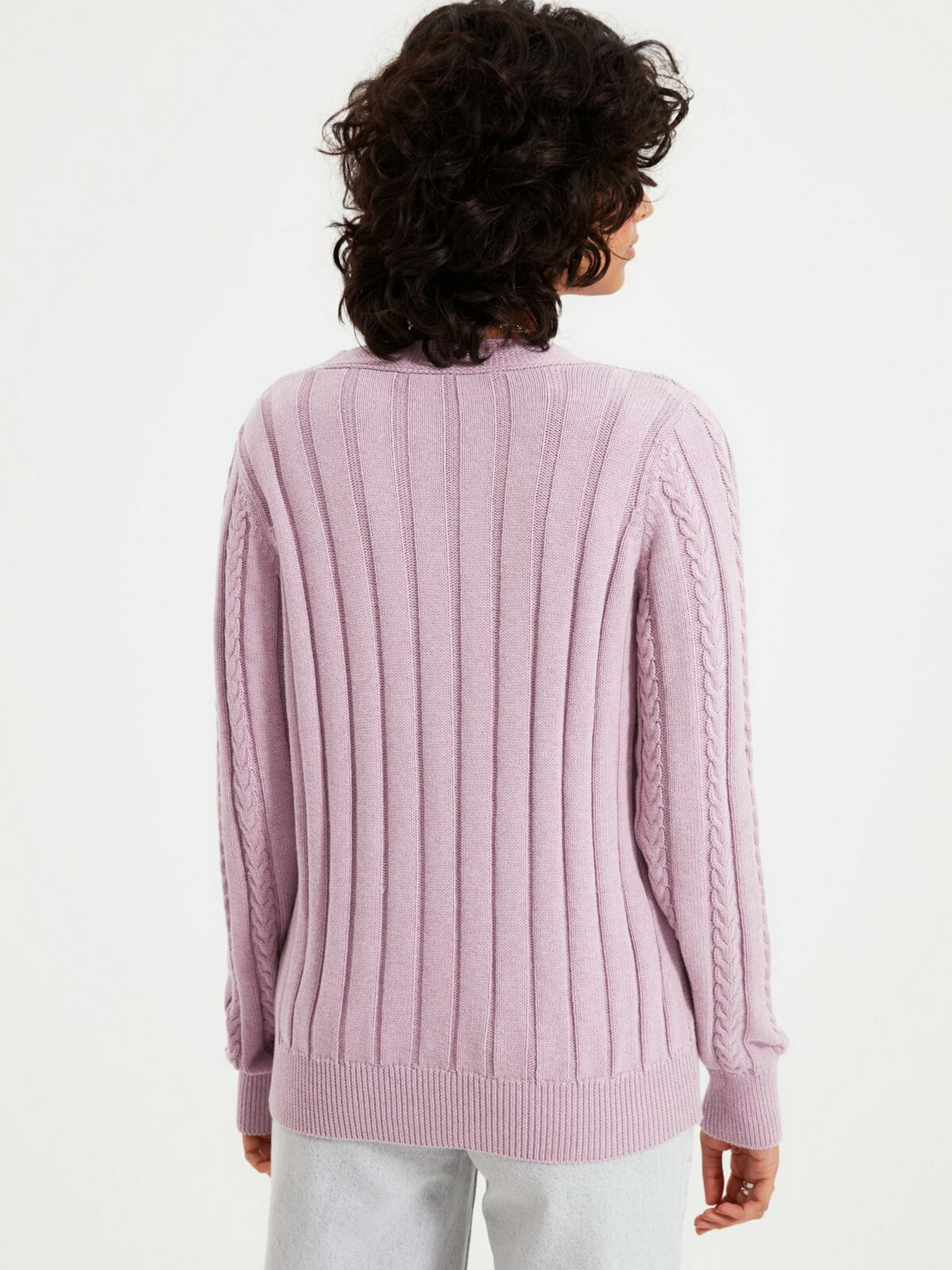 Кардиган Trendyol модель TWOAW22HI0007/Lila Кардиган Trendyol модель TWOAW22HI0007/Lila Фото