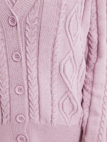 Кардиган Trendyol модель TWOAW22HI0007/Lila Кардиган Trendyol модель TWOAW22HI0007/Lila Фото