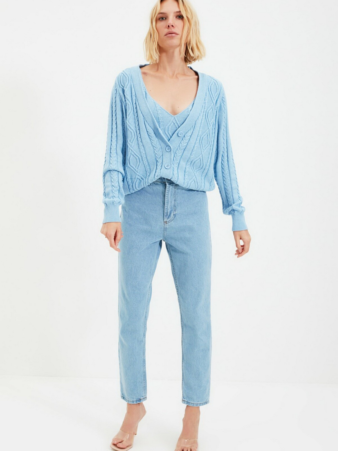 Кардиган Trendyol модель TWOAW22HI0007/Mavi Фото